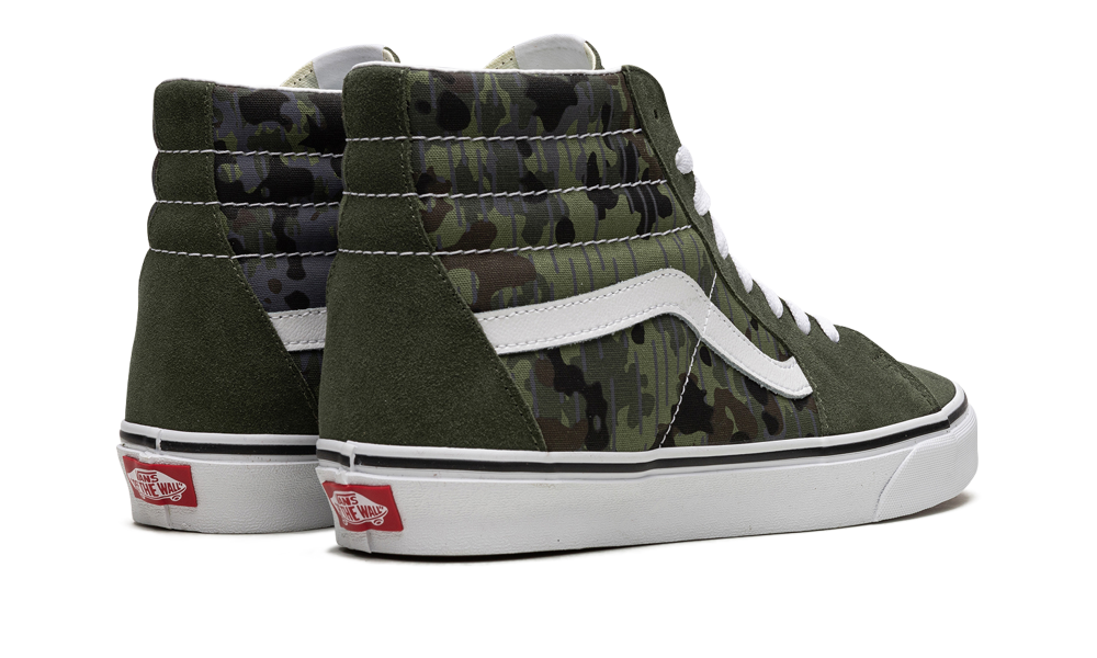 SK8-Hi "Rain Camo Green" VN0007NSBGK