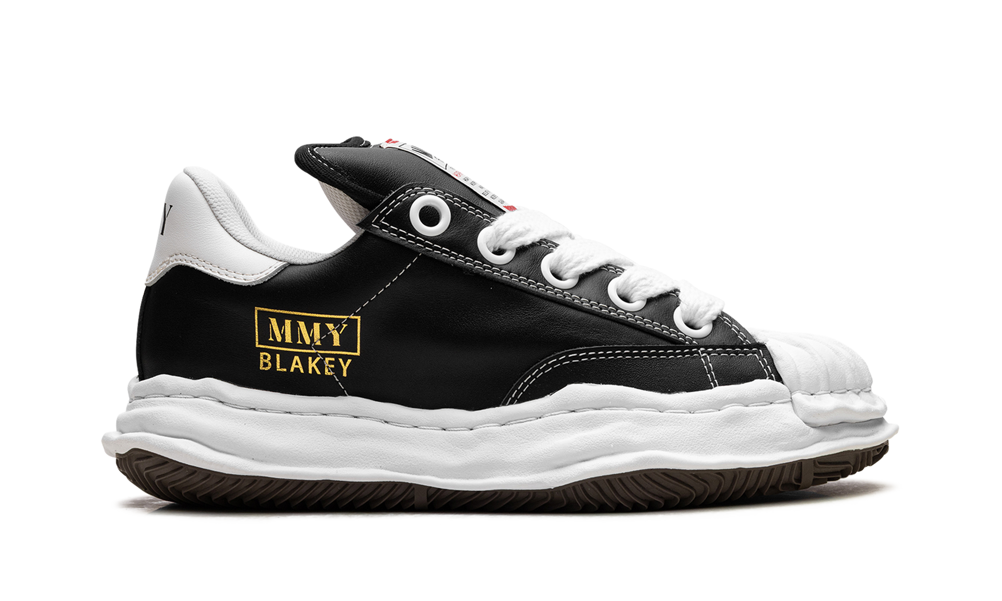 Blakey Puffer OG Sole Leather "Black White" A12FW723 BLK