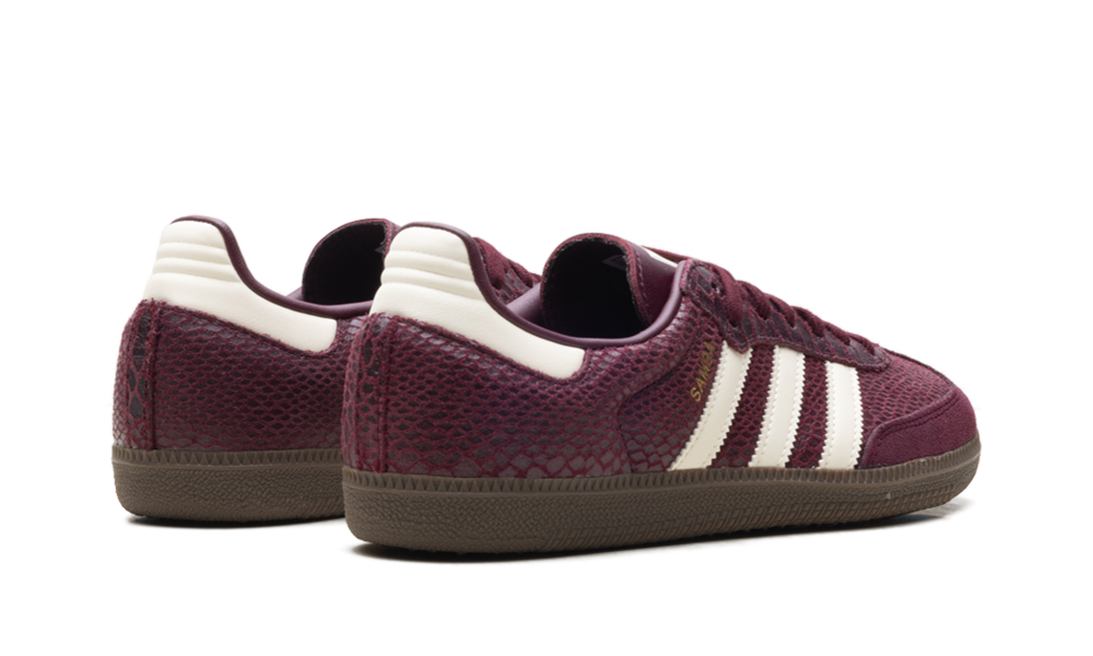 Samba OG WMNS "Snakeskin Maroon Cream White" IH3979