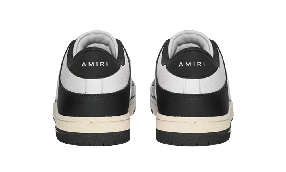 AMIRI Skel Top Low  "Black / White" MFS003-004