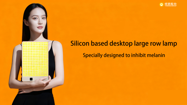 Silicon based desktop large row lamp