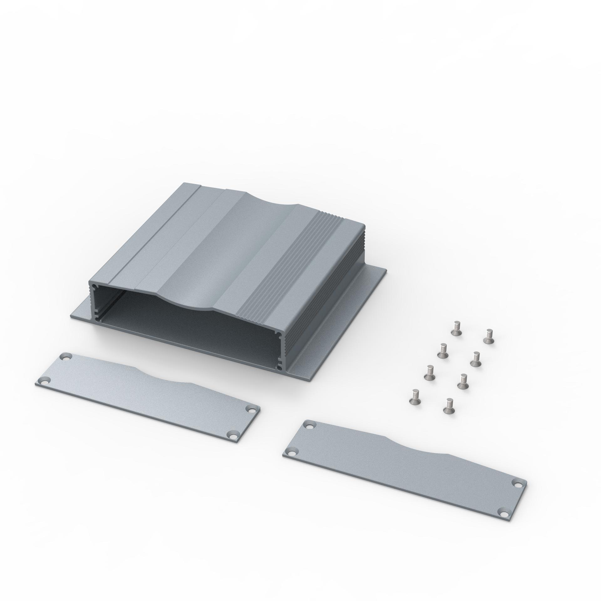 129*29-L electronic enclosure design aluminum extrusion material large project box,129*29-L electronic enclosure design aluminum extrusion material large project box