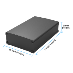 66.2 *27.5 -L small electronic project box aluminum enclosure manufacturer,66.2 x 27.5 x L small electronic project box aluminum enclosure manufacturer