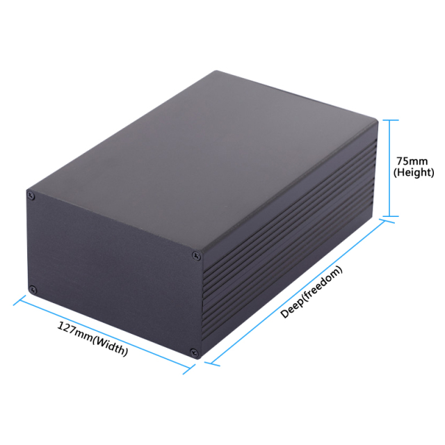 127*75-L metal project box china aluminum housing metal enclosure fabrication,127x75-L metal project box china aluminum housing metal enclosure fabrication