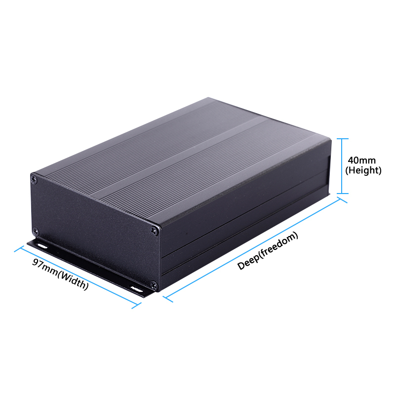 97*40-L aluminium extrusion profiles project case metal fabrication electronics enclosure,97*40-L aluminium  extrusion profiles project case metal fabrication electronics enclosure