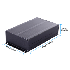 97*40-L aluminium extrusion profiles project case metal fabrication electronics enclosure,97*40-L aluminium  extrusion profiles project case metal fabrication electronics enclosure
