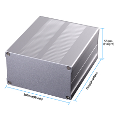 106*55-L brushed aluminum alloy case pcb instrument box metal electronic project enclosures,106*55-L brushed aluminum alloy case pcb instrument box metal electronic project enclosures