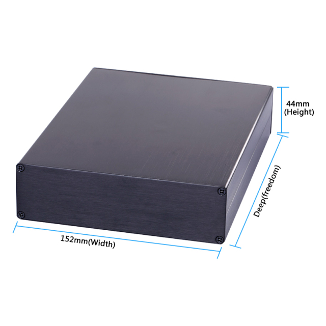 152*44-L project box extrusions electronic enclosure design metal housing for electronics pcb box,152*44-L  project box extrusions electronic enclosure design metal housing for electronics pcb box