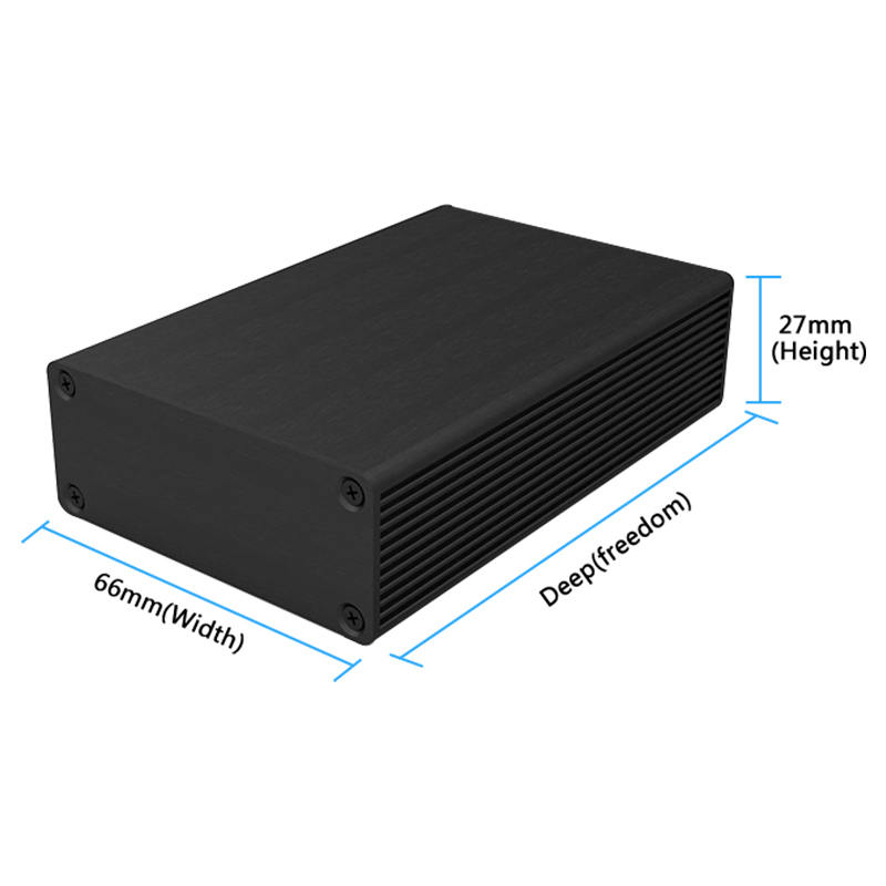 66*27*L small diy electrical enclosure boxes anodized aluminum project box,66*27* L small diy electrical enclosure boxes anodized aluminum project box