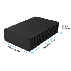 66*27*L small diy electrical enclosure boxes anodized aluminum project box,66*27* L small diy electrical enclosure boxes anodized aluminum project box