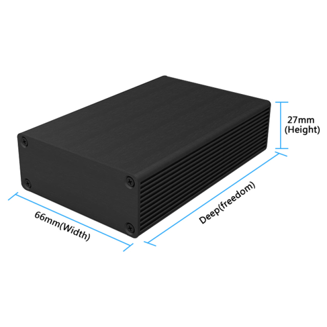 66*27*L small diy electrical enclosure boxes anodized aluminum project box,66*27* L small diy electrical enclosure boxes anodized aluminum project box