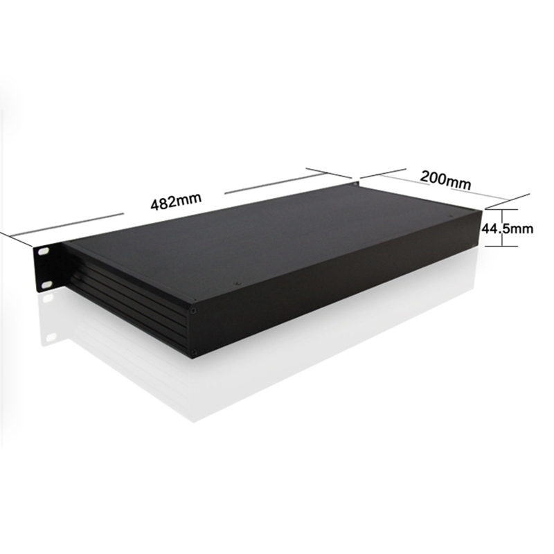 PD001-1U 200 mm cheap rack mount server electronic modular enclosure equipment case aluminium enclosures for electronics,PD001-1U 200 mm cheap rack mount server electronic modular enclosure equipment case