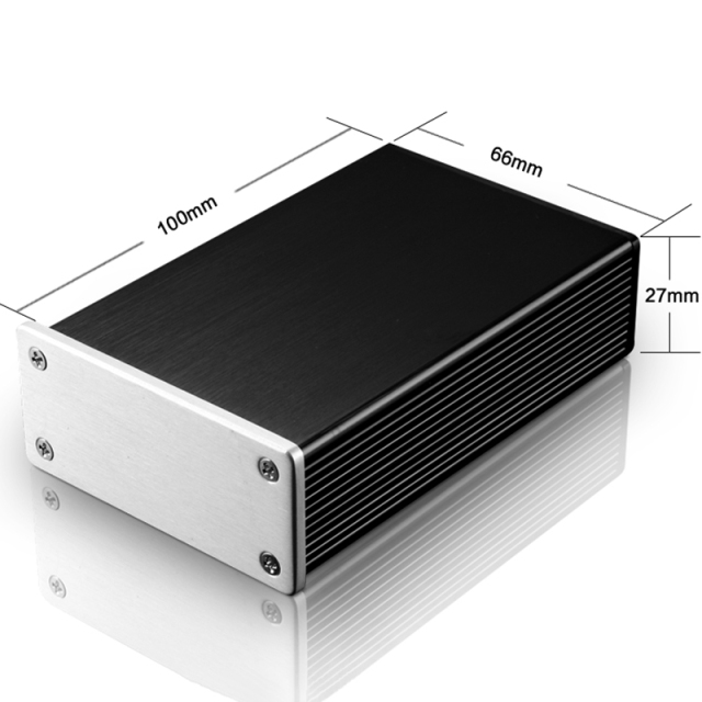 66x27-100 aluminum speaker enclosure case audio cases and enclosures,66.2x27.5-100 transformer enclosure aluminium box am radio transmitter