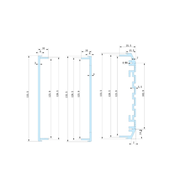 PE001-3U 229*3u*270 diy metal electronic project boxes enclosures electrical enclosure hardware manufacturers,229x3u-270 diy metal electronic project boxes enclosures electrical enclosure hardware manufacturers