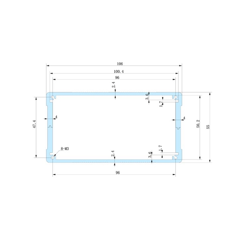 106x55-155 amplifier chassis enclosure equipment case aluminum amplifier enclosure,106x55-155 amplifier chassis enclosure equipment case aluminum amplifier enclosure