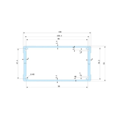 106x55-155 amplifier chassis enclosure equipment case aluminum amplifier enclosure,106x55-155 amplifier chassis enclosure equipment case aluminum amplifier enclosure