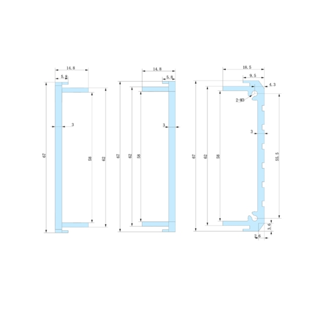 PD001-1.5U electronics rack cabinet box enclosures housing design,PD001-1.5U electronics rack cabinet box enclosures housing design