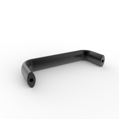 PL003 High-Quality 3U Rack Mount Handle with Screw Holes | Durable Aluminum Bow Handle for Server Cabinets & Industrial Equipment,Aluminum alloy mobile phone case3U small handle hole high quality small handle handle