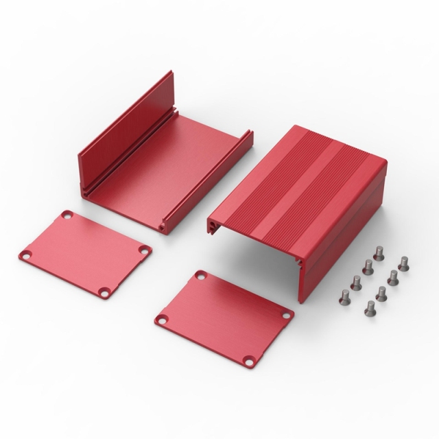 Pumay 52*38*L aluminum heat sink project box instrument cable enclosures,52*38*L aluminum heat sink project box instrument cable enclosures