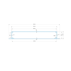 229*35-L aluminium chassis enclosures for electronics wall mount box,229*35-L  aluminium chassis enclosures for electronics wall mount box