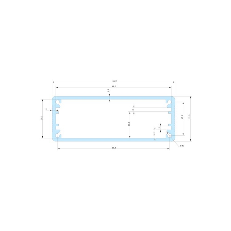 64x23.5-100 small aluminum amp enclosure box for electrical,64x23.5-100 small aluminum amp enclosure box for electrical