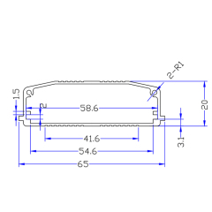 65*20Aluminum pcb waterproof boxes electronics cabinet aluminium box gps enclosures,65*20Aluminum pcb waterproof boxes electronics cabinet aluminium box gps enclosures