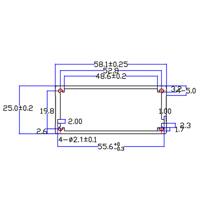 58*25Aluminum material high quality hing junction case Waterproof metal Box,58*25Aluminum material high quality hing junction case Waterproof metal Box