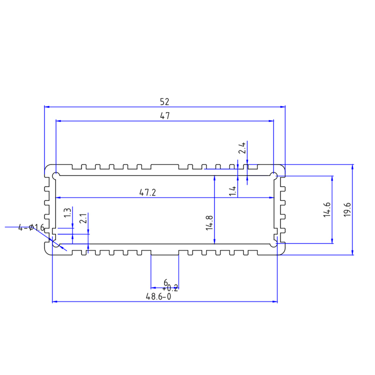 52*19Aluminum for weather station sealed box or thermostat housing,52*19Aluminum for weather station sealed box or thermostat housing