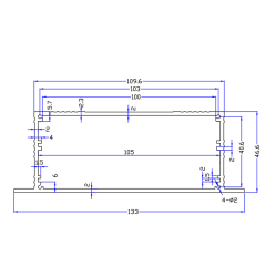133*46Color anodized extruded aluminum case for electronic,133*46Color anodized extruded aluminum case for electronic