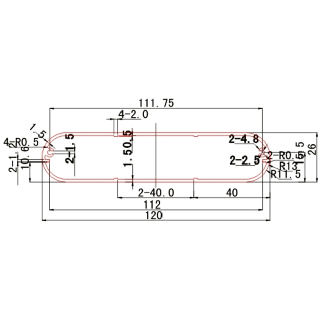 Chinese Hot supplier anod120*26ized extruded aluminum electronic enclosures with competitive price and high quality,Chinese Hot supplier anod120*26ized extruded aluminum electronic enclosures with competitive price and high quality