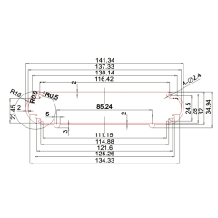 141*35Concluding Aluminum Enclosure Fine Project Box Case DIY PCB Instrument Shell,141*35Concluding Aluminum Enclosure Fine Project Box Case DIY PCB Instrument Shell