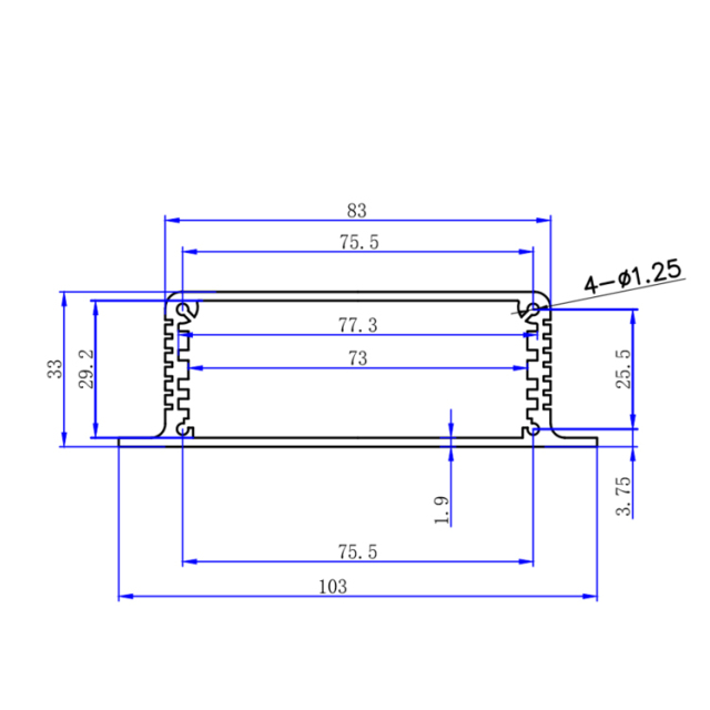 103*33China Manufacturer Split Body Project Box Case Aluminum enclosure for Electronic,103*33China Manufacturer Split Body Project Box Case Aluminum enclosure for Electronic