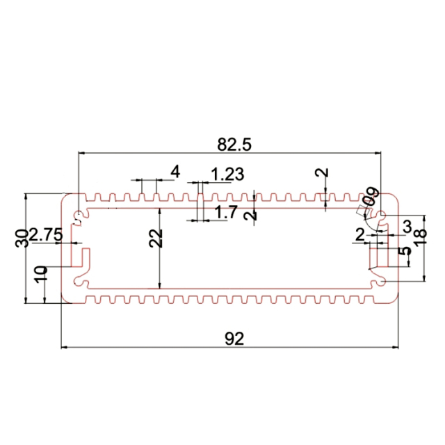 92*30China electronics extruded small anodized aluminum electrical junction boxes,92*30China electronics extruded small anodized aluminum electrical junction boxes
