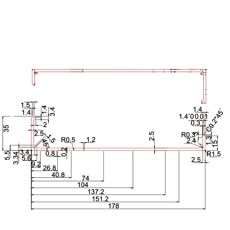 178*50 Aluminum Extrusion Enclosure, Extruded Aluminum Enclosure, Aluminium Enclosure Manufacturer,178*50Aluminum Extrusion Enclosure, Extruded Aluminum Enclosure, Aluminium Enclosure Manufacturer