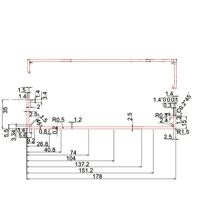 178*50 Aluminum Extrusion Enclosure, Extruded Aluminum Enclosure, Aluminium Enclosure Manufacturer,178*50Aluminum Extrusion Enclosure, Extruded Aluminum Enclosure, Aluminium Enclosure Manufacturer