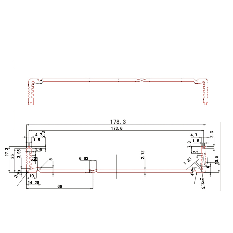 178*52aluminum enclosure small aluminum cabinet powder coating housing aluminum,178*52aluminum enclosure small aluminum cabinet powder coating housing aluminum178*52aluminum enclosure small aluminum cabinet powder coating housing