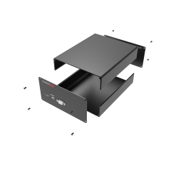 160*80-L electronic enclosures aluminum electrical box transformer enclosure,256*70.2-L rack mount electronic enclosures aluminum electrical box transformer enclosure