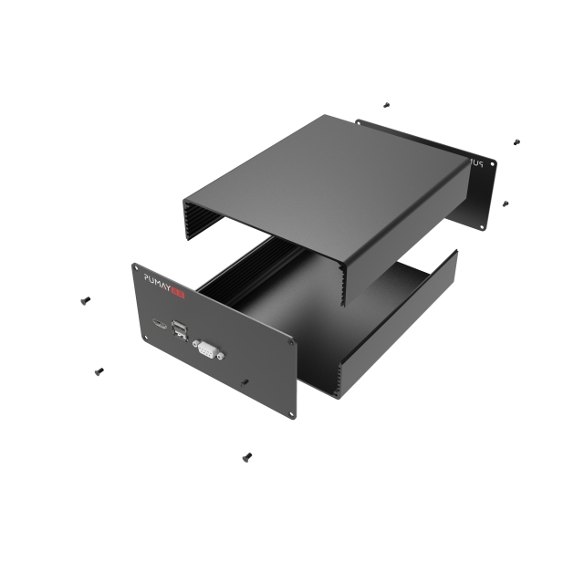 160*80-L electronic enclosures aluminum electrical box transformer enclosure,256*70.2-L rack mount electronic enclosures aluminum electrical box transformer enclosure