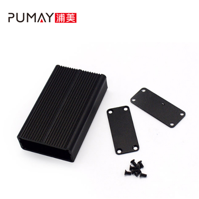 aluminum extrusion instrument box aluminum case pcb enclosure electronics housing 45W*19H,45*19aluminum extrusion instrument box aluminum case pcb enclosure electronics housing