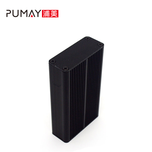 aluminum extrusion instrument box aluminum case pcb enclosure electronics housing 45W*19H,45*19aluminum extrusion instrument box aluminum case pcb enclosure electronics housing