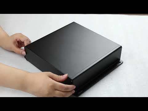 266*65*235mm Industrial Aluminum Enclosure – IP54 Waterproof Case for 5G/Military,266x65x235mm Aluminum Enclosure - Industrial Metal Instrument Case