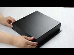 266*65*235mm Industrial Aluminum Enclosure – IP54 Waterproof Case for 5G/Military,266x65x235mm Aluminum Enclosure - Industrial Metal Instrument Case