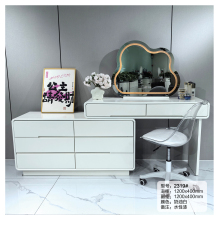 Light Luxury Dressing Table With Drawers-Makeup Vanity Storage Cabinet and Mordern Make Up Vinity Table With Mirror And Stool