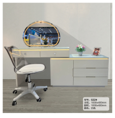 Modern Dressing Table With Drawers-Makeup Vanity Storage Cabinet And Mordern Make Up Vinity Table With Mirror And Stool