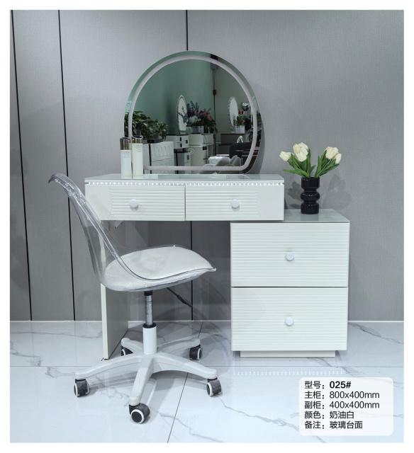 Modern Dressing Table With Drawers-Makeup Vanity Storage Cabinet And Mordern Make Up Vinity Table With Mirror And Stool