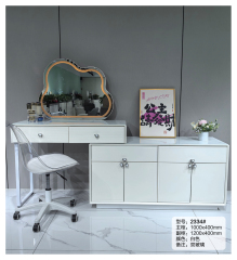 Light Luxury Dressing Table With Drawers-Makeup Vanity Storage Cabinet and Mordern Make Up Vinity Table With Mirror And Stool 2334
