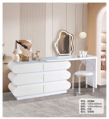 Light Luxury Dressing Table With Drawers-Makeup Vanity Storage Cabinet and Mordern Make Up Vinity Table With Mirror And Stool 2338