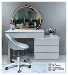 Simple Dressing Table With Drawers-Makeup Vanity Storage Cabinet And Mordern Make Up Vinity Table with Mirror And Stool 801