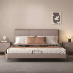 Modern Style Double Beds Wooden Queen Bed Frame Luxury Bed 003