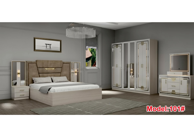 Modern King Size Bedroom Set Nordic Style Comfortable Bedroom Furniture Set Luxury king Size Bed Classic 101